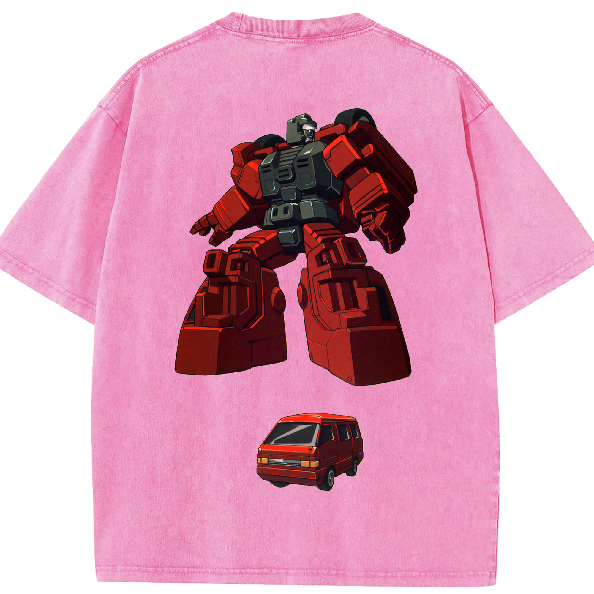 （画像用）  綿100% ヴィンテージ風 半袖Tシャツ（背面プリント）